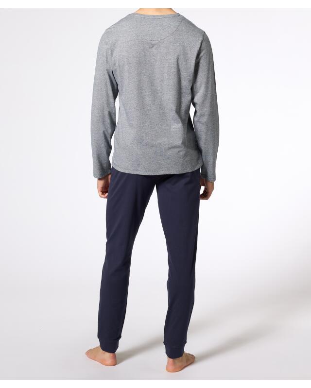 Pyjamas with pockets for men, navy (KiK Pyjama mit Taschen (dunkelblau)) — KiK, authentic German product in Morocco