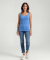 Basic tanktop blauw