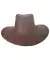 Kapelusz kowbojski brązowy
