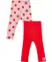 Leggings Herzen rot