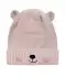 Čepice s flitry světle růžová