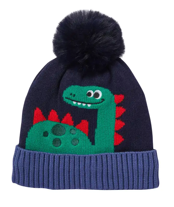 Czapka z dinozaurem