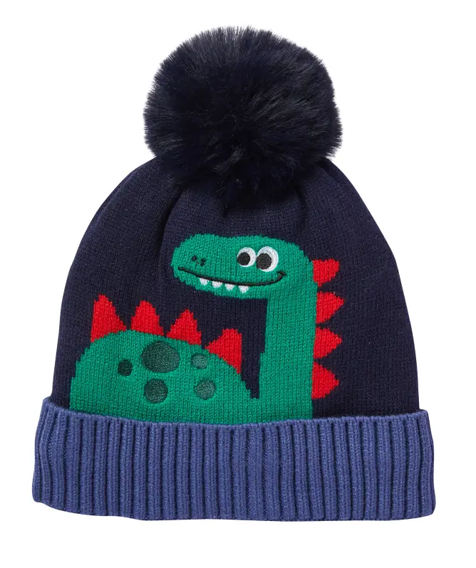 Czapka z dinozaurem