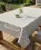 Abwischbare Outdoor-Tischdecke grau