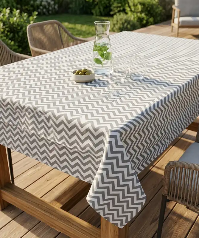 Abwischbare Outdoor-Tischdecke