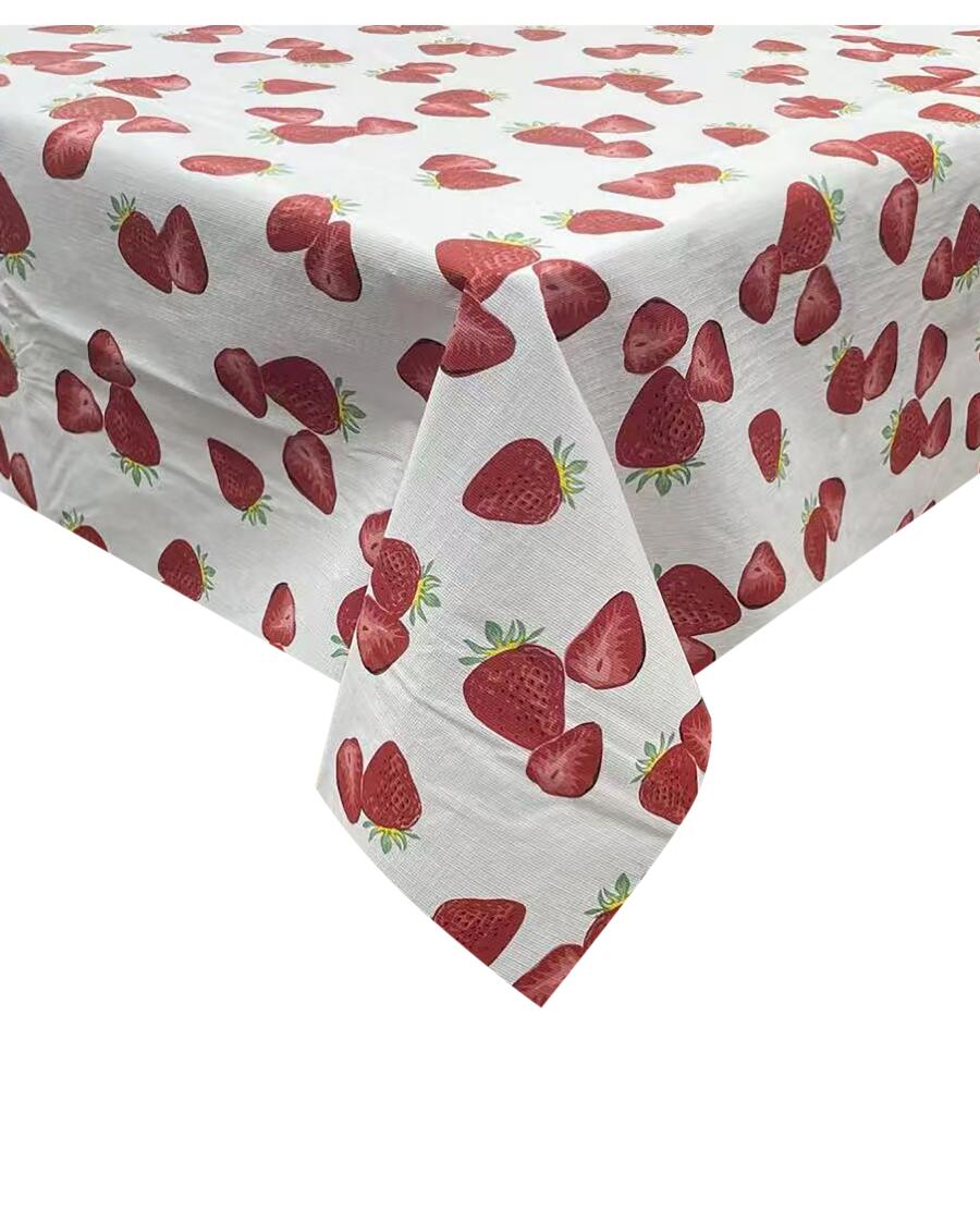 Tafelkleed anti-vlek rood Phoenix | Franse Tafelkleden