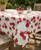 Abwischbare Outdoor-Tischdecke rot