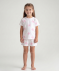 Kurzer Pyjama weiß