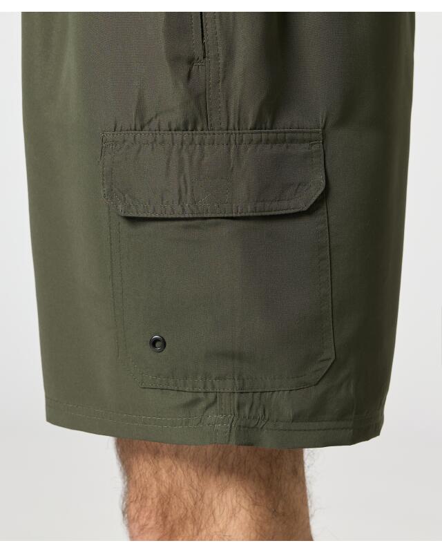 Swim shorts with cargo pocket for men, khaki (KiK Badeshorts mit Cargotasche (Khaki)) — KiK, authentic German product in Morocco