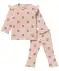 Pyjama met bloemenprint offwhite