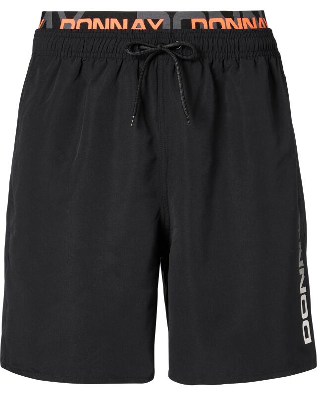 شورت سباحة للرجال، أسود (KiK Badeshorts (schwarz)) — KiK, منتج ألماني أصلي في المغرب