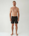 Badeshorts mit Seitenstreifen schwarz