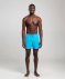 Badeshorts mit Seitenstreifen neon blau