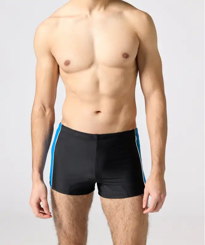 Zwembroek met zijstrepen