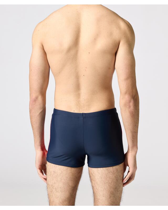 Maillot de bain à bandes latérales homme, bleu marine (KiK Badehose mit Seitenstreifen (dunkelblau)) — KiK, produit allemand authentique au Maroc