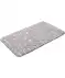 Badematte mit geprägtem Muster hellgrau