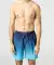 Zwemshort met kleurverloop donkerblauw