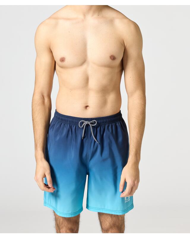 Short de bain dégradé homme, bleu marine (KiK Badeshorts mit Farbverlauf (dunkelblau)) — KiK, produit allemand authentique au Maroc