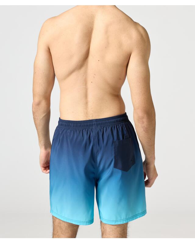 Short de bain dégradé homme, bleu marine (KiK Badeshorts mit Farbverlauf (dunkelblau)) — KiK, produit allemand authentique au Maroc
