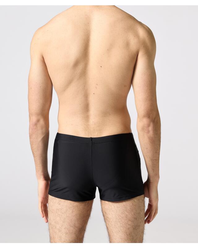 Maillot de bain à taille élastique homme, noir (KiK Badehose mit elastischem Bund (schwarz)) — KiK, produit allemand authentique au Maroc