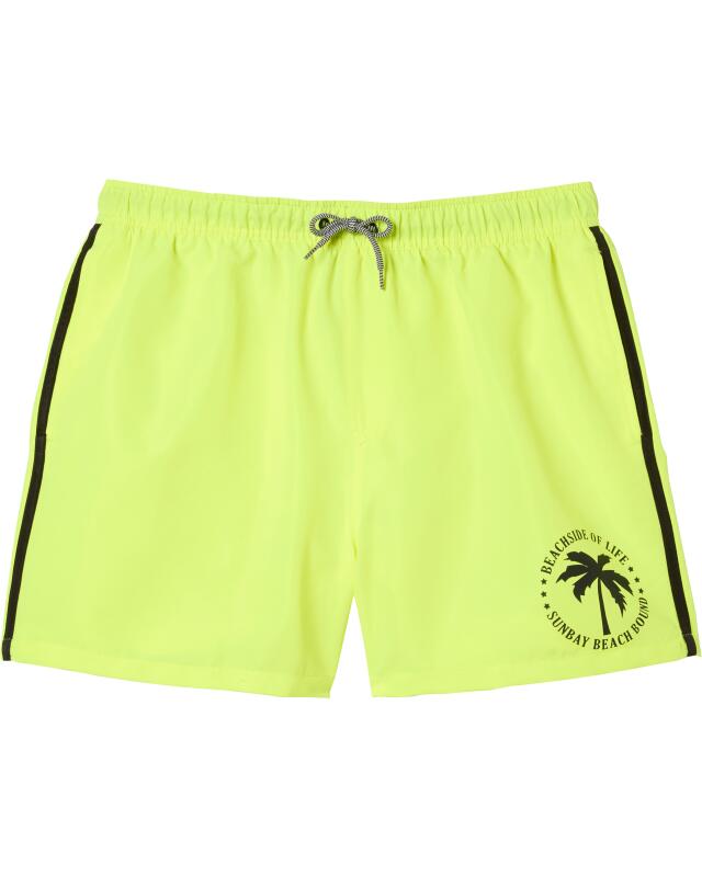 Neon swim shorts for men, neon yellow (KiK Badeshorts Neon (neon gelb)) — KiK, authentic German product in Morocco
