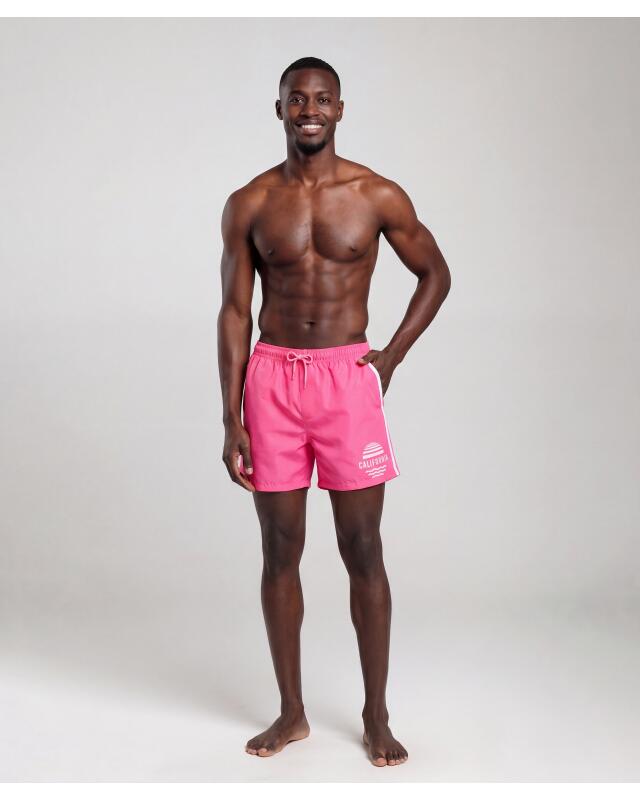 Short de bain fluo homme, rose fluo (KiK Badeshorts Neon (neon pink)) — KiK, produit allemand authentique au Maroc