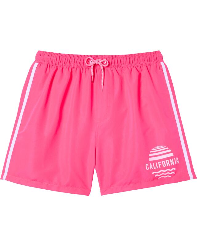 Short de bain fluo homme, rose fluo (KiK Badeshorts Neon (neon pink)) — KiK, produit allemand authentique au Maroc