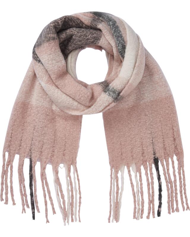 Écharpe à franges femme, rose — KiK, produit allemand authentique au Maroc