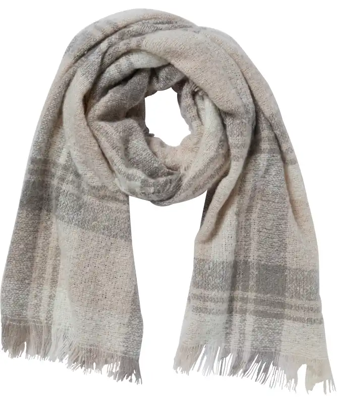 Sjaal met een grove textuur