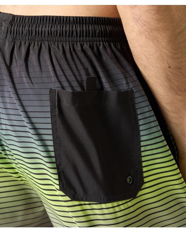 Short de bain dégradé homme, noir (KiK Badeshorts mit Farbverlauf (schwarz)) — KiK, produit allemand authentique au Maroc