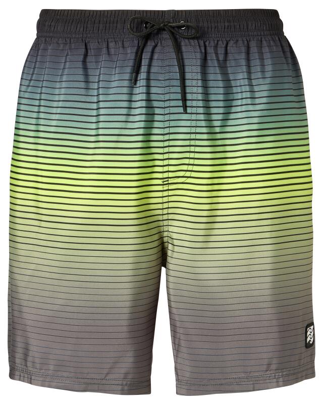 Short de bain dégradé homme, noir (KiK Badeshorts mit Farbverlauf (schwarz)) — KiK, produit allemand authentique au Maroc