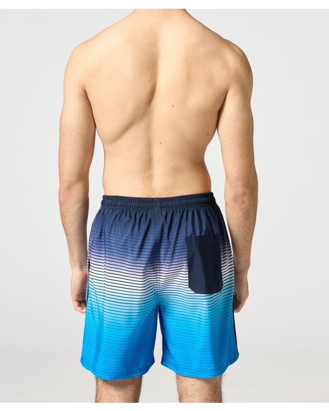 Short de bain dégradé homme, bleu marine (KiK Badeshorts mit Farbverlauf (dunkelblau)) — KiK, produit allemand authentique au Maroc