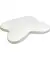 Ergonomisches Nackenstützkissen weiß