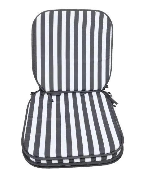 Sitzkissen mit Bändern