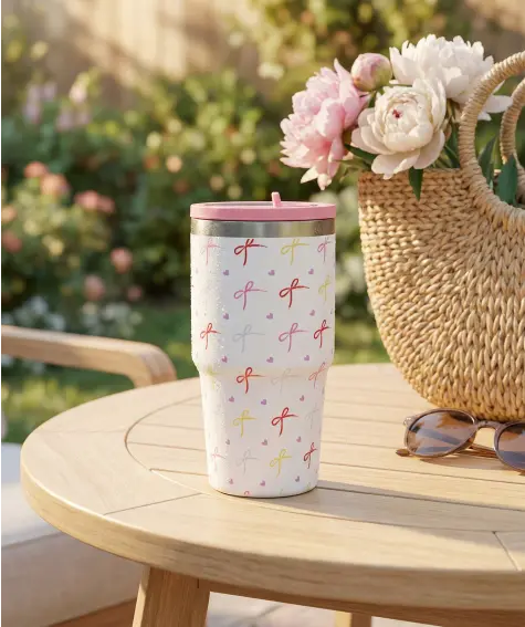 Trinkbecher Schleifenmuster