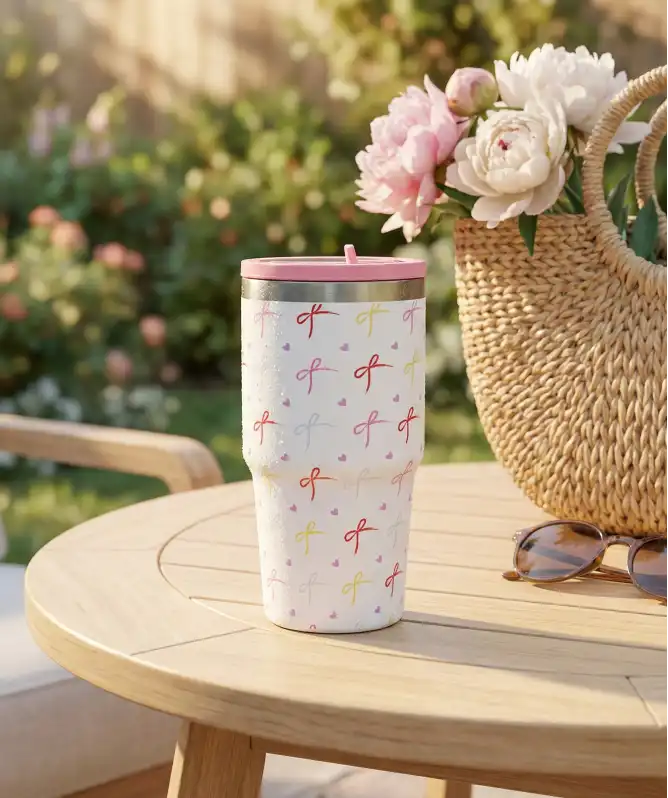 Trinkbecher Schleifenmuster