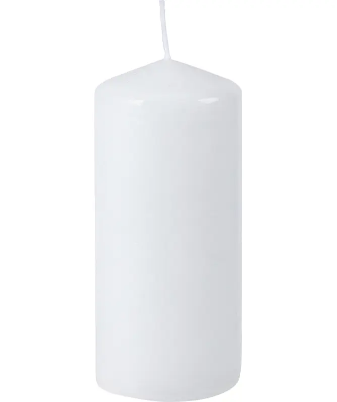 Witte pilaarkaars