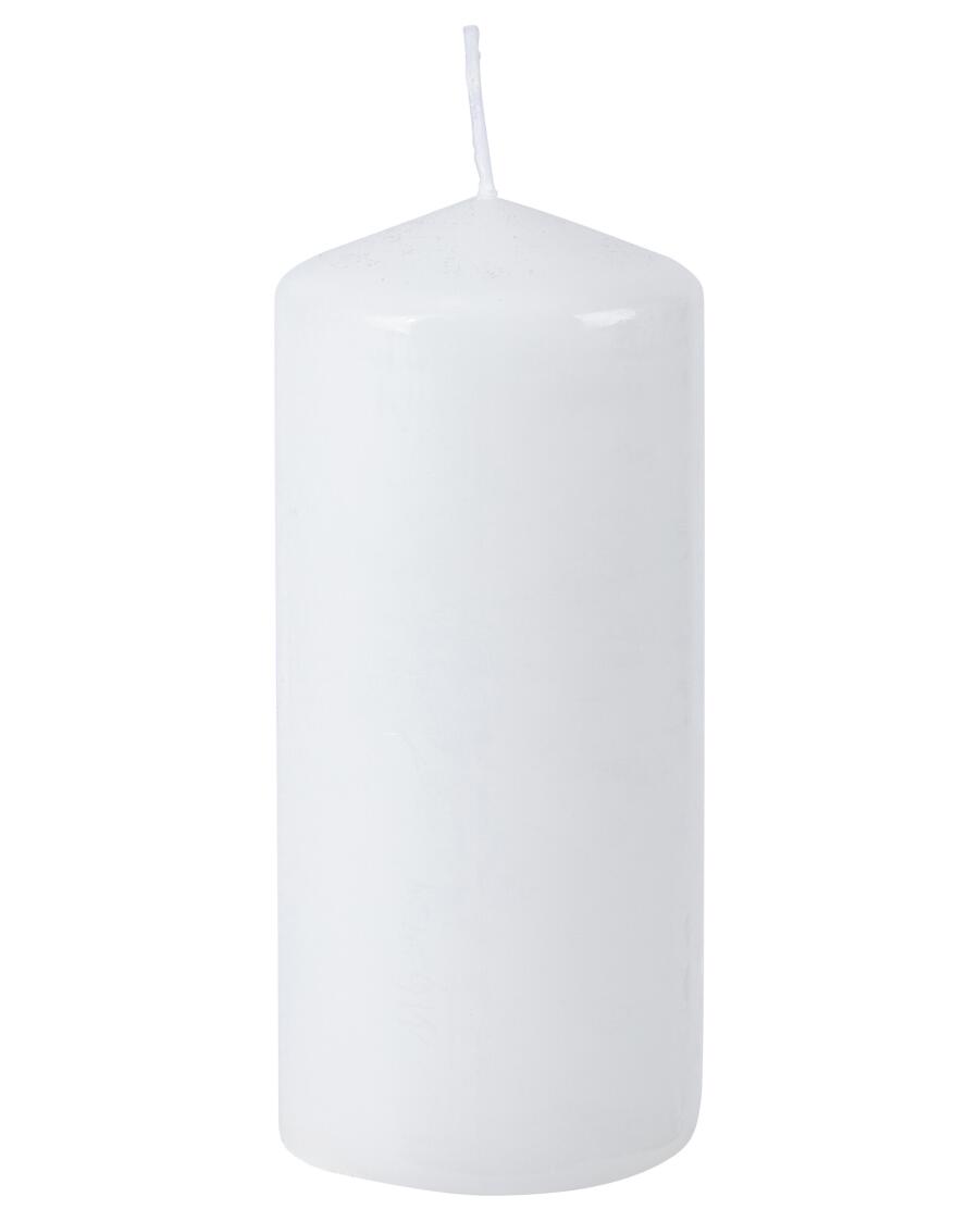 Witte pilaarkaars wit