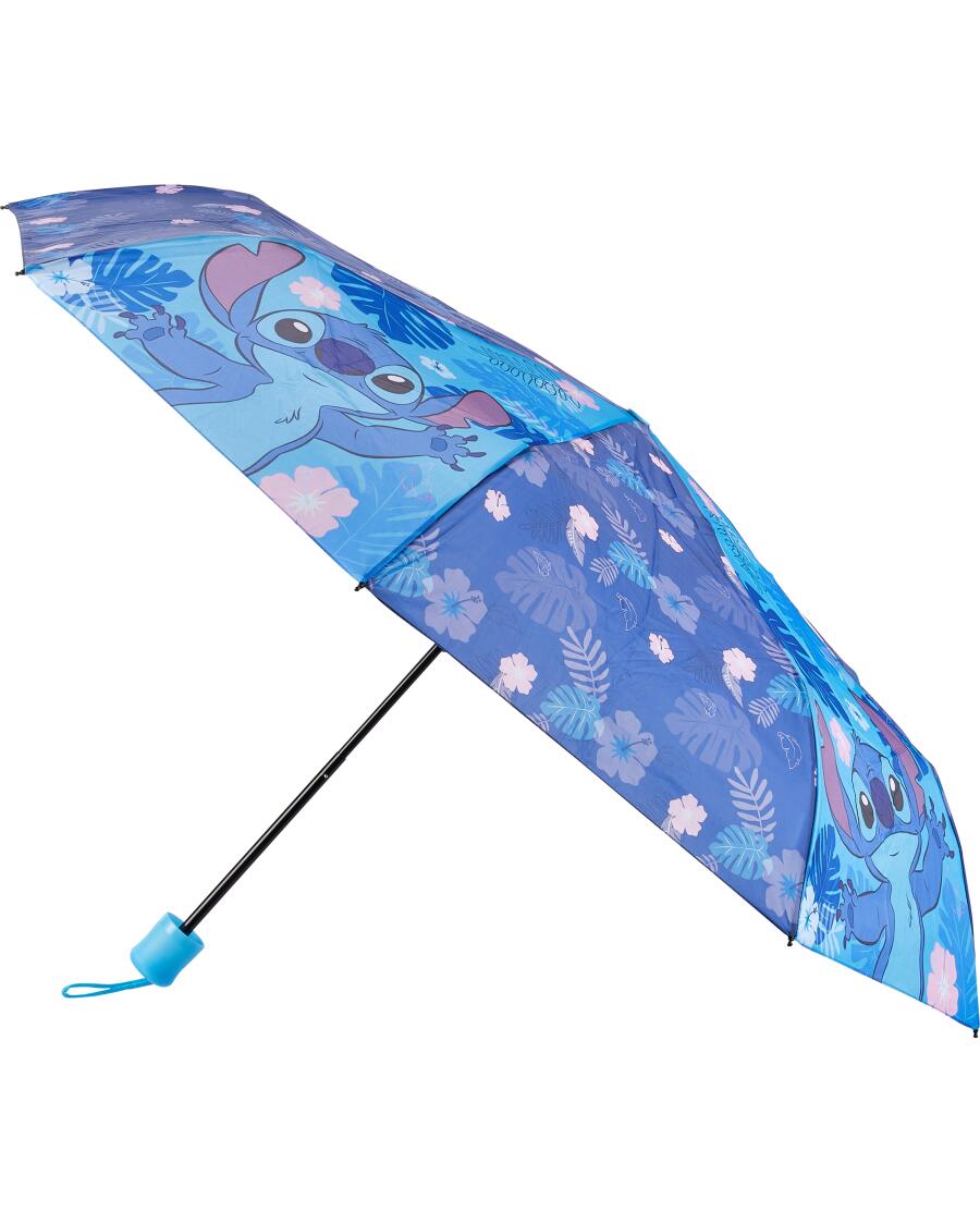 Stitch Taschenschirm dunkelblau gemustert