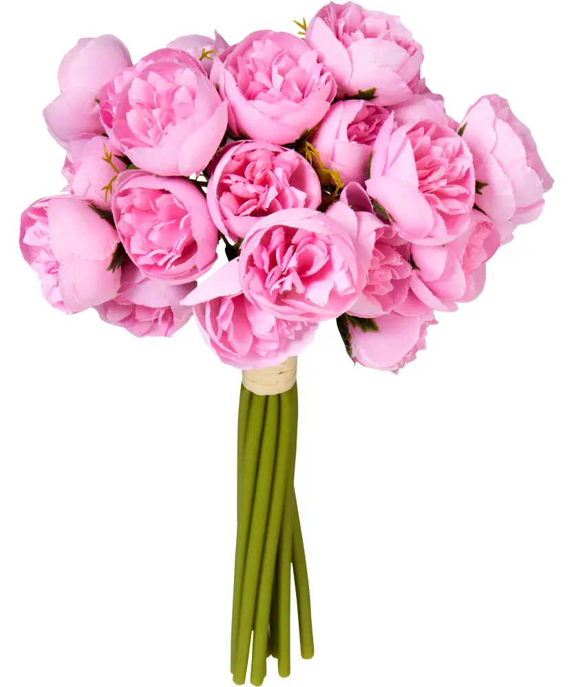 Kunstblumen Pfingstrosenstrau, pink