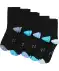 Socken schwarz/blau