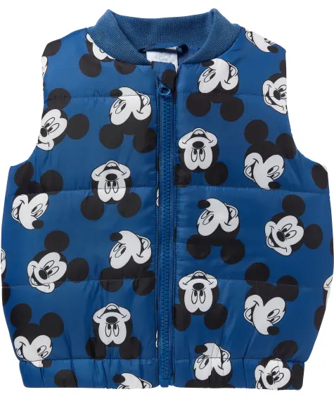 Prošívaná vesta Mickey Mouse