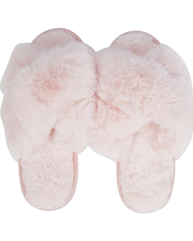 Chaussons moelleux femme, rose (KiK Flauschige Hausschuhe (rosa)) — KiK, produit allemand authentique au Maroc