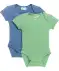 Baby romper met overslaghals mintgroen