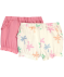 Shorts mit Palmen offwhite