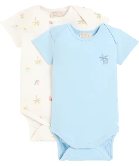 Bodys mit Palmen aus Baumwolle