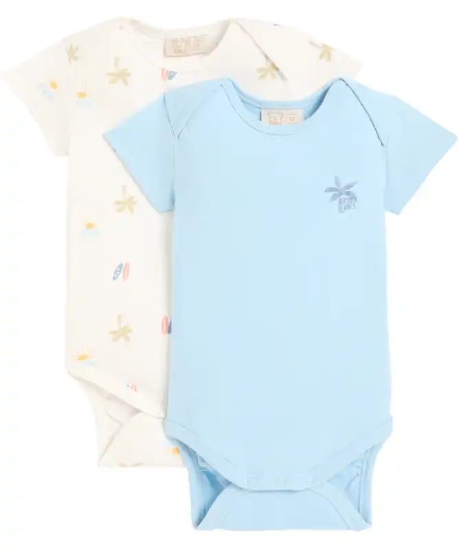 Bodys mit Palmen aus Baumwolle