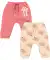 Newborn Jogginghosen rot/pink