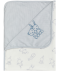 Süße Babydecke hellblau