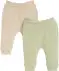 Newborn gerippte Hosen hellgrün